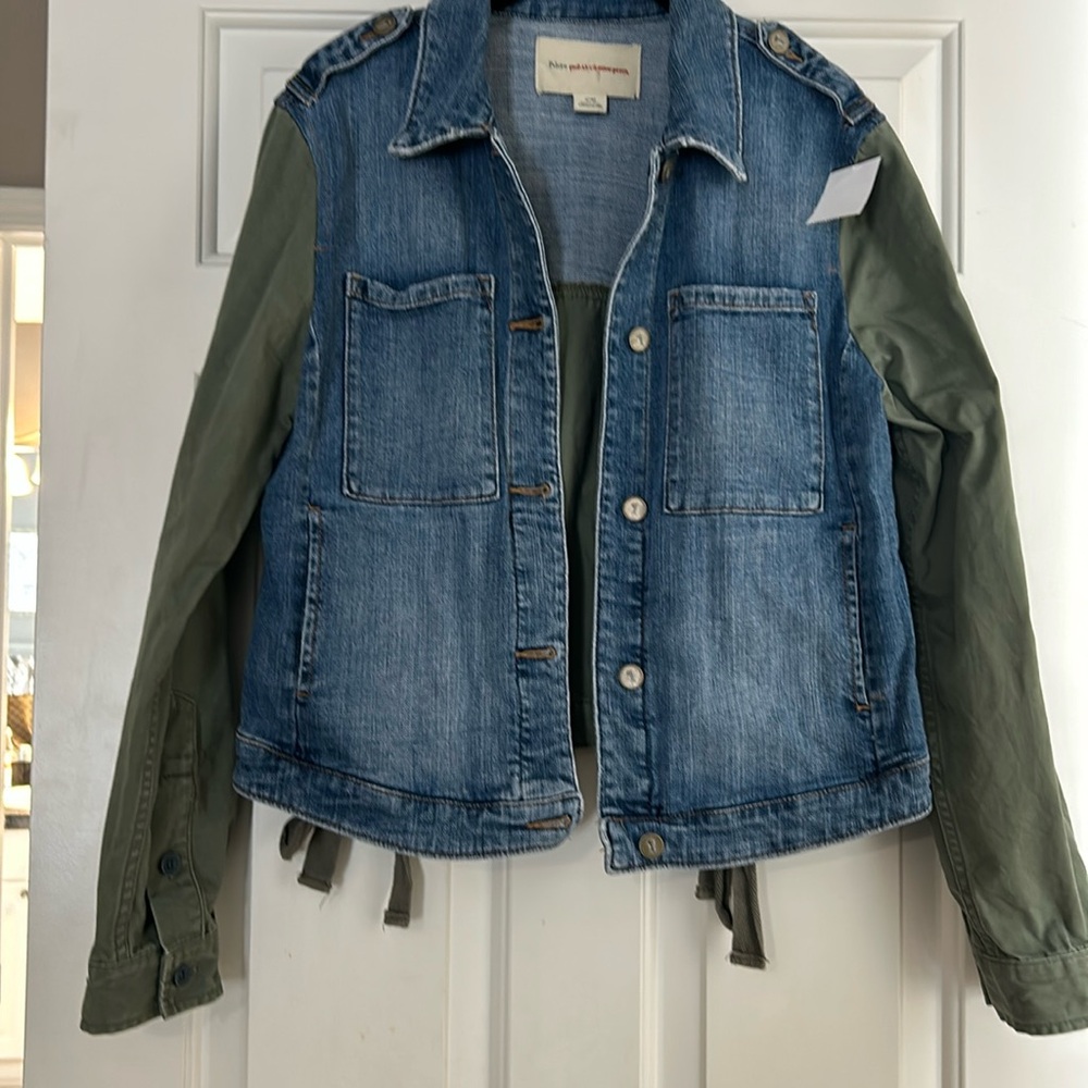 Anthropology piclcro Jean jacket